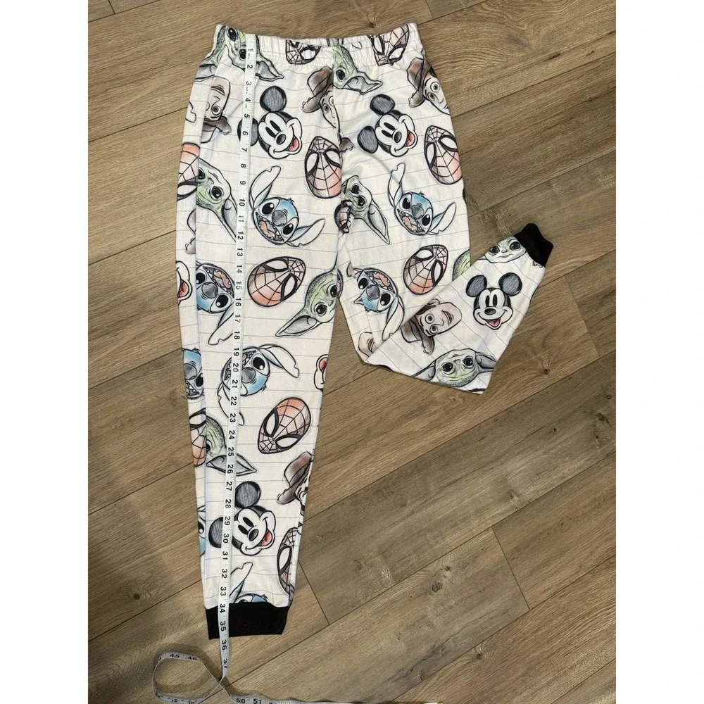 Disney‎ 100 Years Of Magic PJ Set Yoda, Mickey, Spider-Man, Woody Size Adult XS - Picture 2 of 8